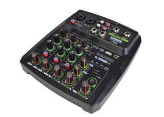 4 Channel Mixer with Bluetooth, USB and Echo